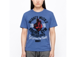 Rockinstone Rocky Movie Mick's Gym Heather Royal Adult T-shirt Size:xxl