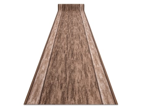 Passadeira Anti Derrapante DYWANY LUSZCZOW Rama Castanho 80 cm