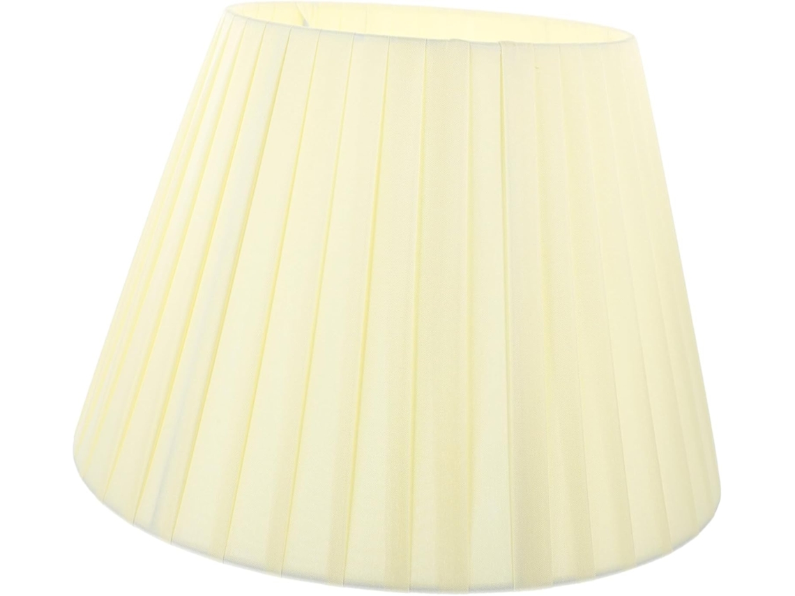 Abajur De Mesa Plissado Em Tecido, Ideal Para Quarto E Sala De Estar.