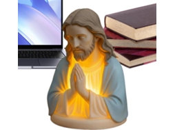 Luminária Noturna Da Virgem Maria 2025 - Elegante Decoração Espiritual Em Resina |