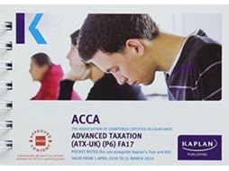 Livro P6 Advanced Taxation FA17 Pocket Notes de Kaplan Publishing (Inglês)