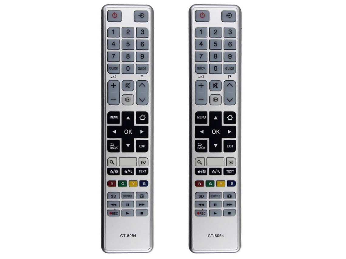 2 Controles Remotos Ct-8054 Para Tv Toshiba Ct8054 55s3653db