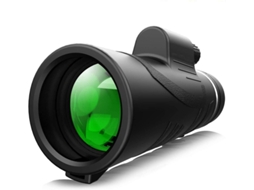 Telescópio Monocular 10x42 Hd Duplo Foco Bak4 Prisma Multirrevestido Caça Acampamento Caminhadas Esportes Preto Bestvite