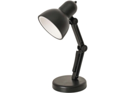 Luminária de mesa LED, luz de leitura ajustável com botão, luminária de mesa ajustável para proteção dos olhos.