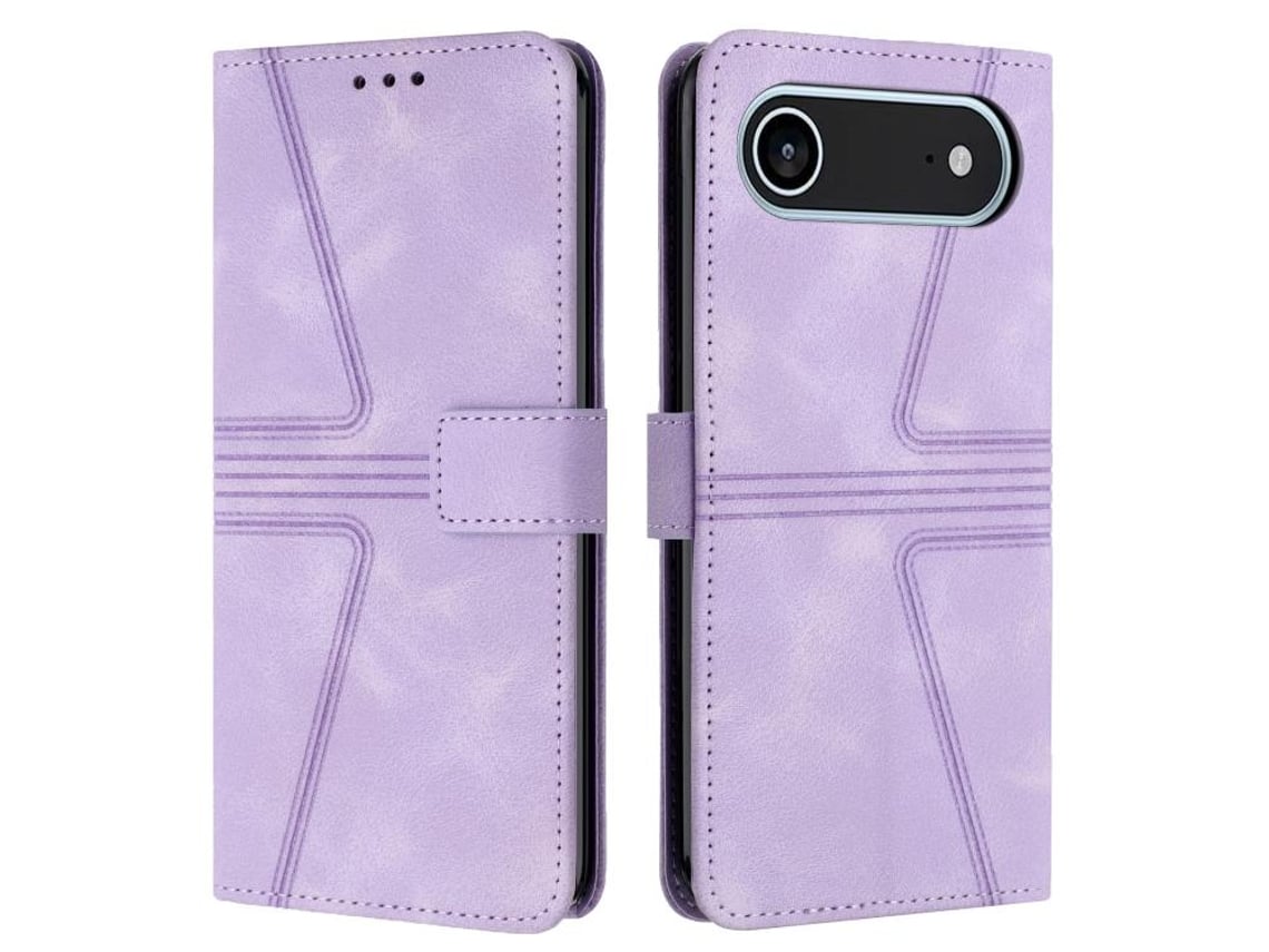Capa De Couro Para Iphone Air - Triangular - Cor Sólida