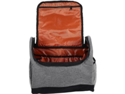 Bolsa de bar em nylon com compartimento acolchoado para utensílios de bar, portátil e fácil de transportar para uso em festas.
