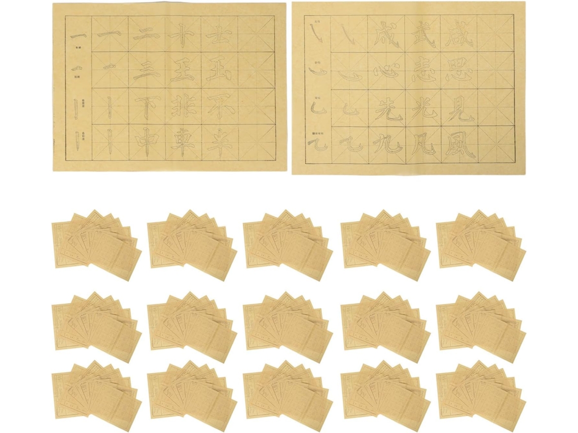 120 Folhas De Papel Para Caligrafia Chinesa