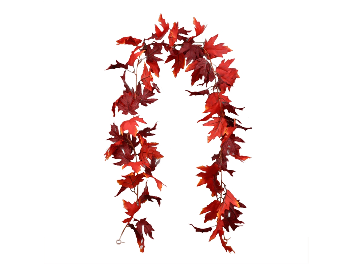 Vinha De Folha De Maple Artificial 180cm Decoração Férias