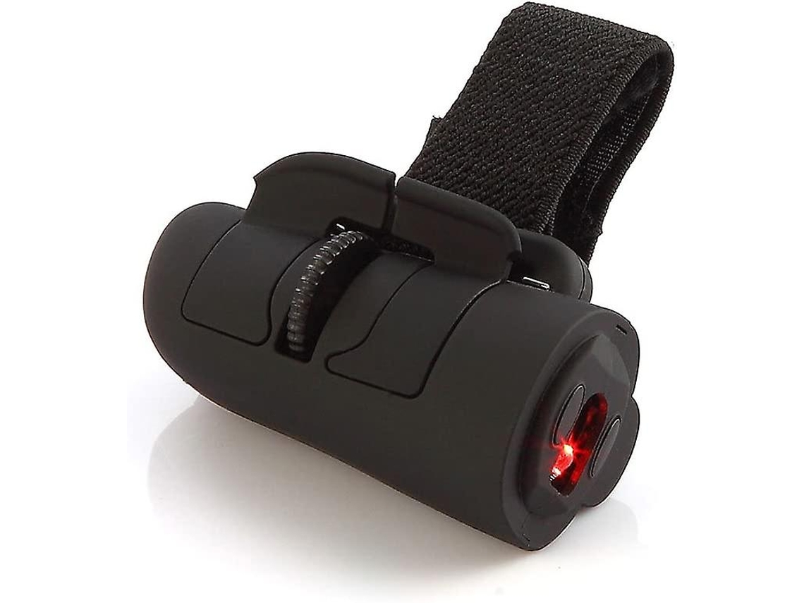 Mini Mouse Óptico De Alta Velocidade, Sem Fio Usb De 2,4 Ghz, Anéis De Apoio Para Os Dedos, 1600 Dpi, Para Laptops E Desktops Olysi Shop (preto)