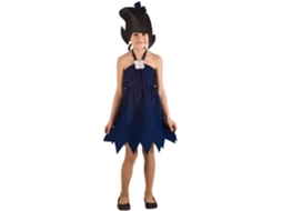 Fato de Menina DISFRAZZES Mulher Das Cavernas Bea Azul E Preto (Tam: 3 a 5 anos)