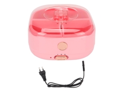 Máquina De Aquecer Cera Com Tampa Transparente E Controle De Temperatura, Panela De Silicone Macio, 4 Compartimentos, 200w
