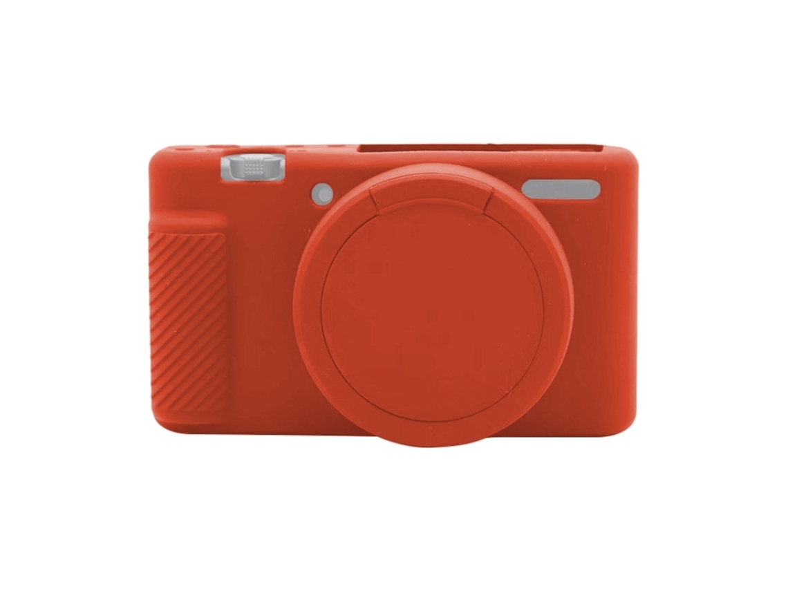 Caso Protetor de Silicone Macio para Sony Zv 1 Laranja XIAOMOYU