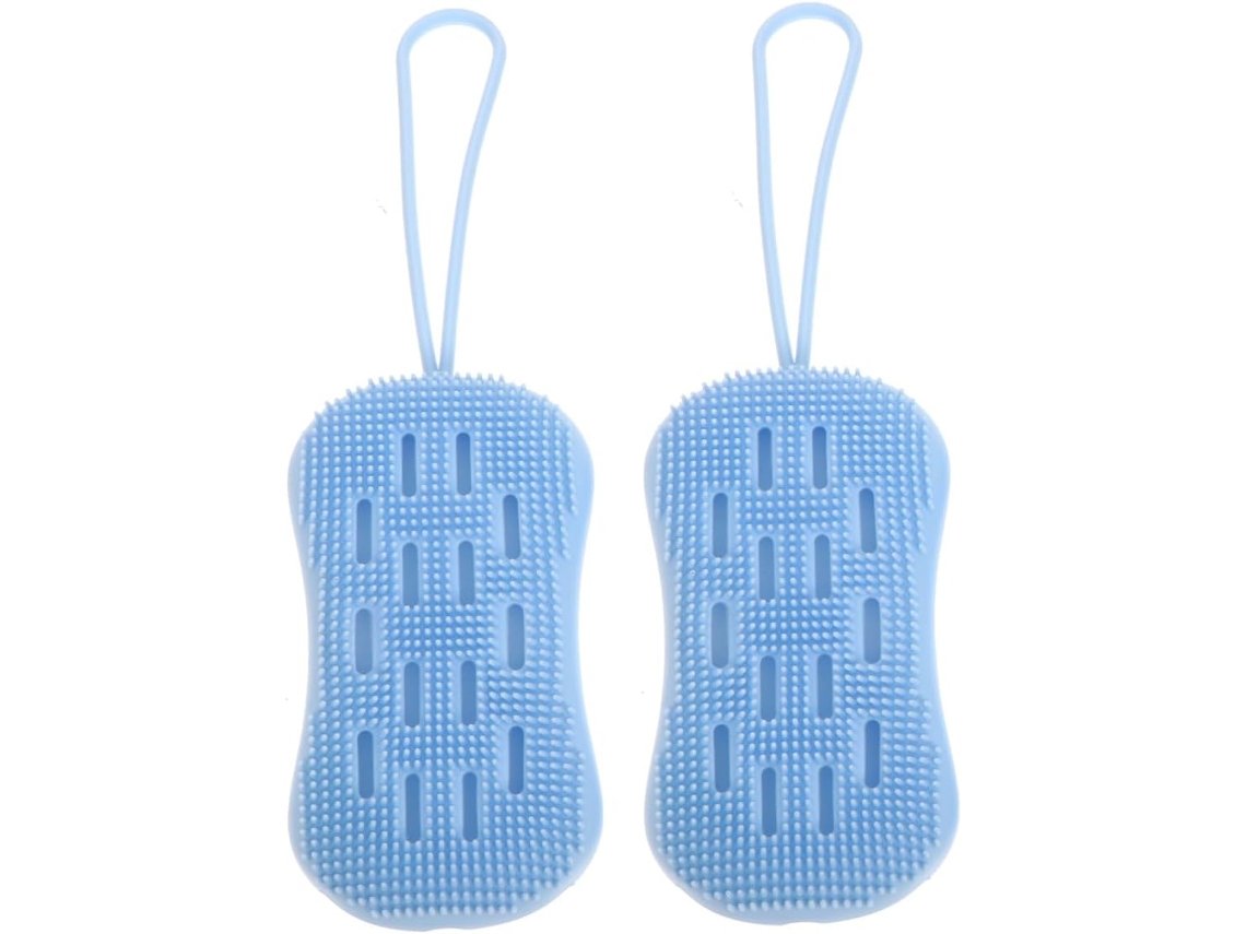 Conjunto De 2 Escovas Banho Callaron Para Massagem Corporal E Limpeza Suave Acessório Relaxante
