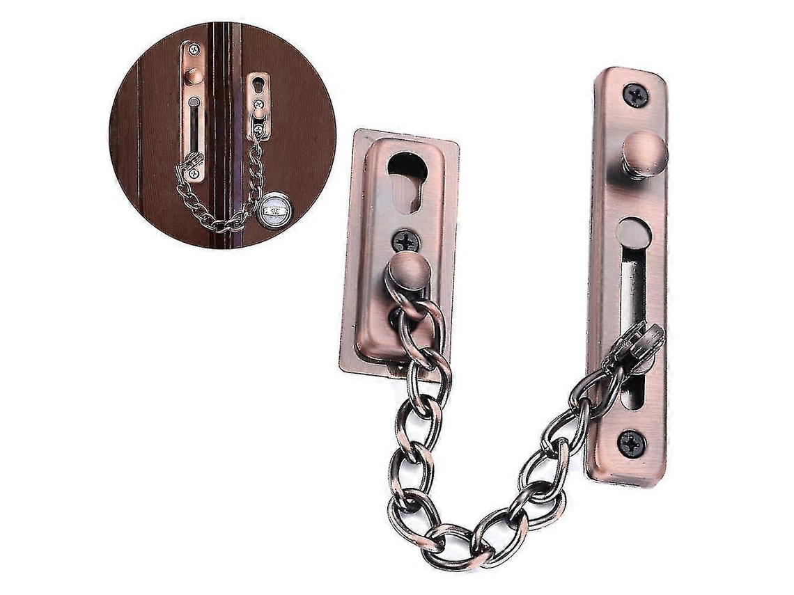 Cadeado de porta de aço inoxidável, com design antirroubo, instalação fácil | S/MARCA