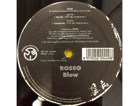 Vinil Blow, Rosso Gfb Records