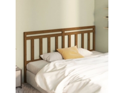 Vidaxl Cabeceira De Cama 186x4x100 Cm Pinho Maciço Castanho Mel