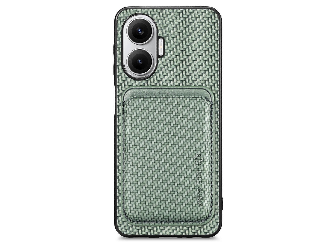 Capa Traseira Magnética Destacável Para Xiaomi Redmi Turbo 4 Pro 5g, Tkdaddy, Verde