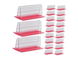Conjunto de 30 Imikeya Clips Fixação para Painéis Mesa, Porta pôsteres, Porta crachás e Porta retratos, Suport