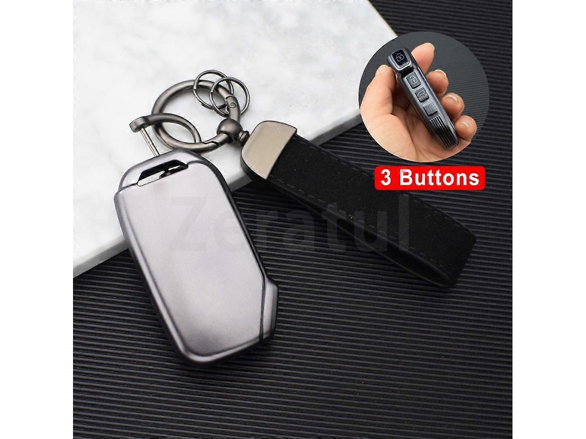 Capa Chave Tpu Para Kia Modelos 2020, Resistente, Proteção Chave Carro3 Button Set 3