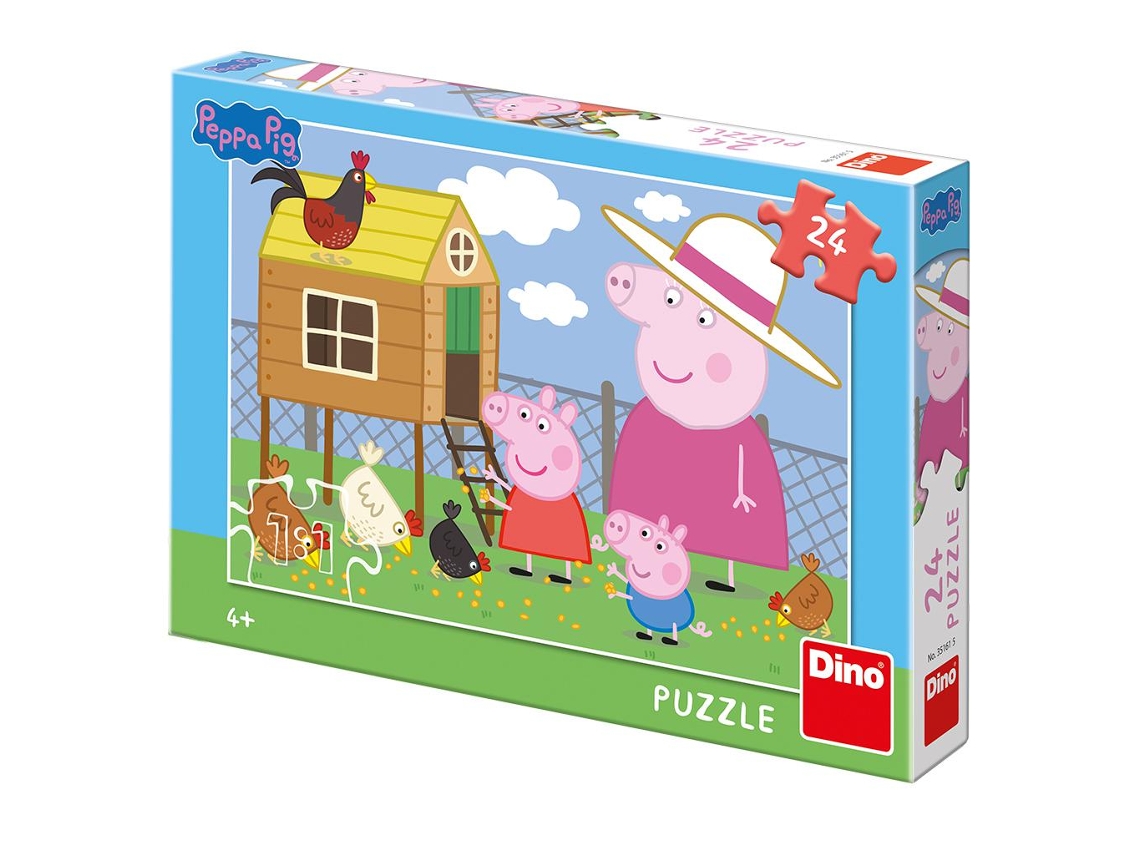 Puzzle 24 Pcs Peppa Pig DINO