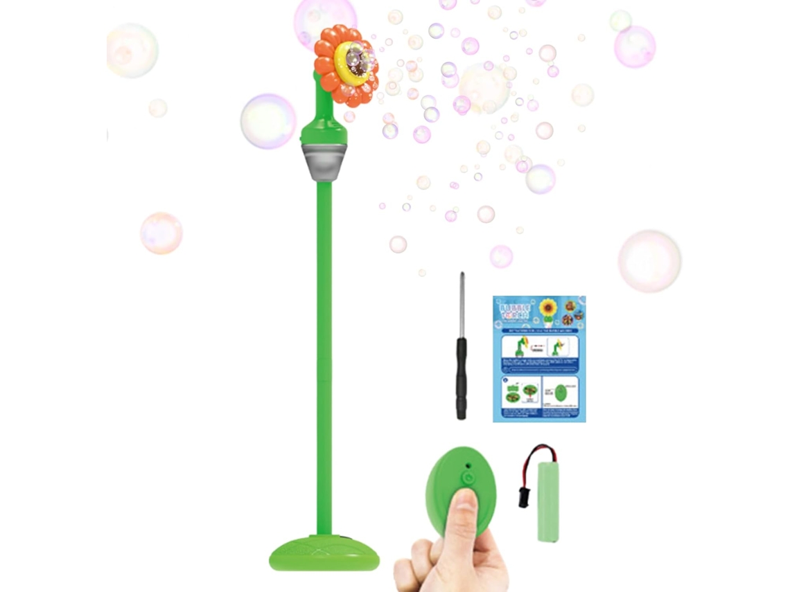 Máquina De Bolhas De Sabão Em Formato De Flor Brinquedo Soprador De Bolhas Para Crianças | Ideal P Vayotoy