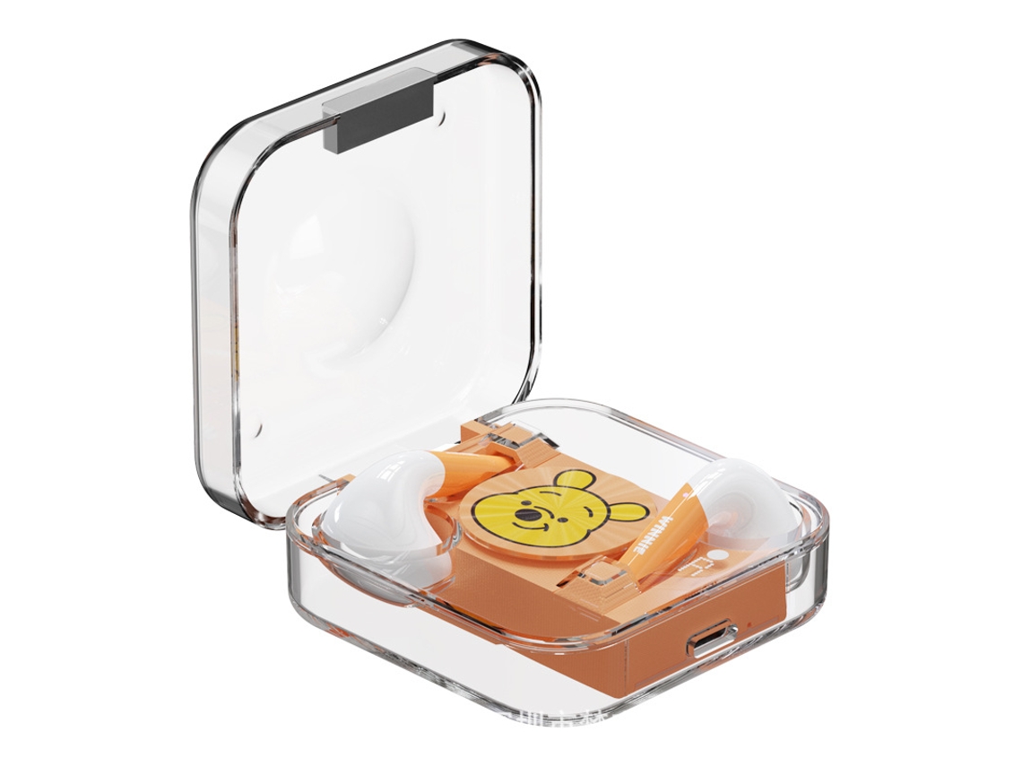 Auriculares Bluetooth True Wireless SENLIN Disney Winnie The Pooh Hifi Qualidade de Som Gaming Baixa Latência