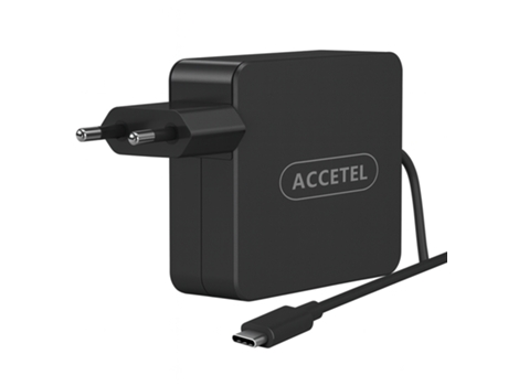 Carregador para Notebook Tipo C 65w Accetel Pca65pd Preto