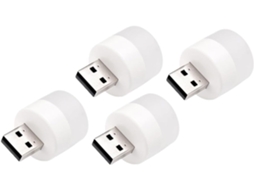 Conjunto De 4 Luminárias Cabeceira Gatuida Com Plugue, Luz Noturna Led