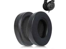 Pacote com 2 Almofadas de Substituição para Fones de Ouvido Philips Shp9500, em Couro Proteico e Tído de Seda Gelada. GIECY