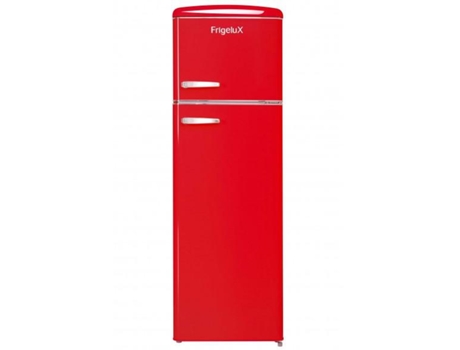 Frigorífico com Congelador FRIGELUX RFDP246RRA++  Estilo RETRO  246L  E (antiga A++)  55 x 57.5 x 166.5 cm LxPxA  Vermelho / Red