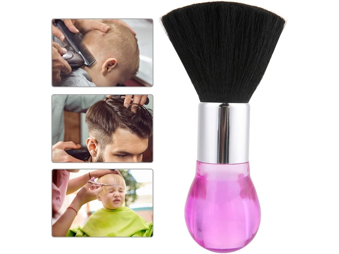 Escova Genérica Para Cabelo No Pescoço, Espanador Para Limpeza De Cabelo, Lã Macia E Flexível Para Barbeiros