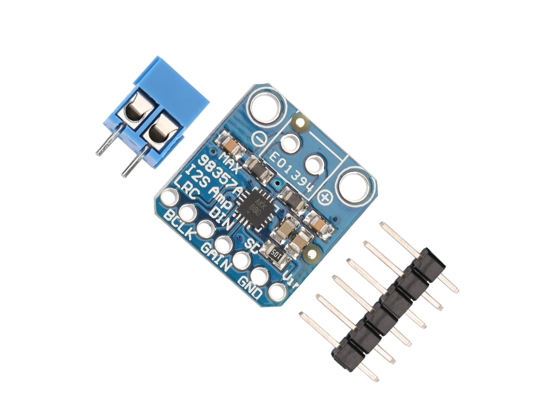 Módulo Amplificador Classe D Max98357 Com Interface I2s E Dac Para Raspberry Pi E Esp32