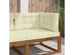 Vidaxl Almofada Para Sofá Externo Poliéster Creme 80 X 80 Cm