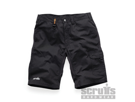 SCRUFFS T55451 Pantalón Corto Trade Flex Color Negro