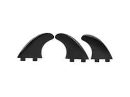 2026 conjunto de 3 Aletas de Nylon Derecha Media Izquierda para Tabla de Surf Paddle Board Accesorios Negro