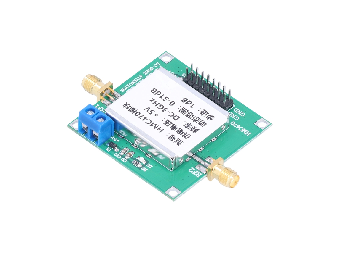 Laxiscreed Módulo Atenuador Rf Digital 27dbm Para Transmissão, 7v, Dissipação De Calor