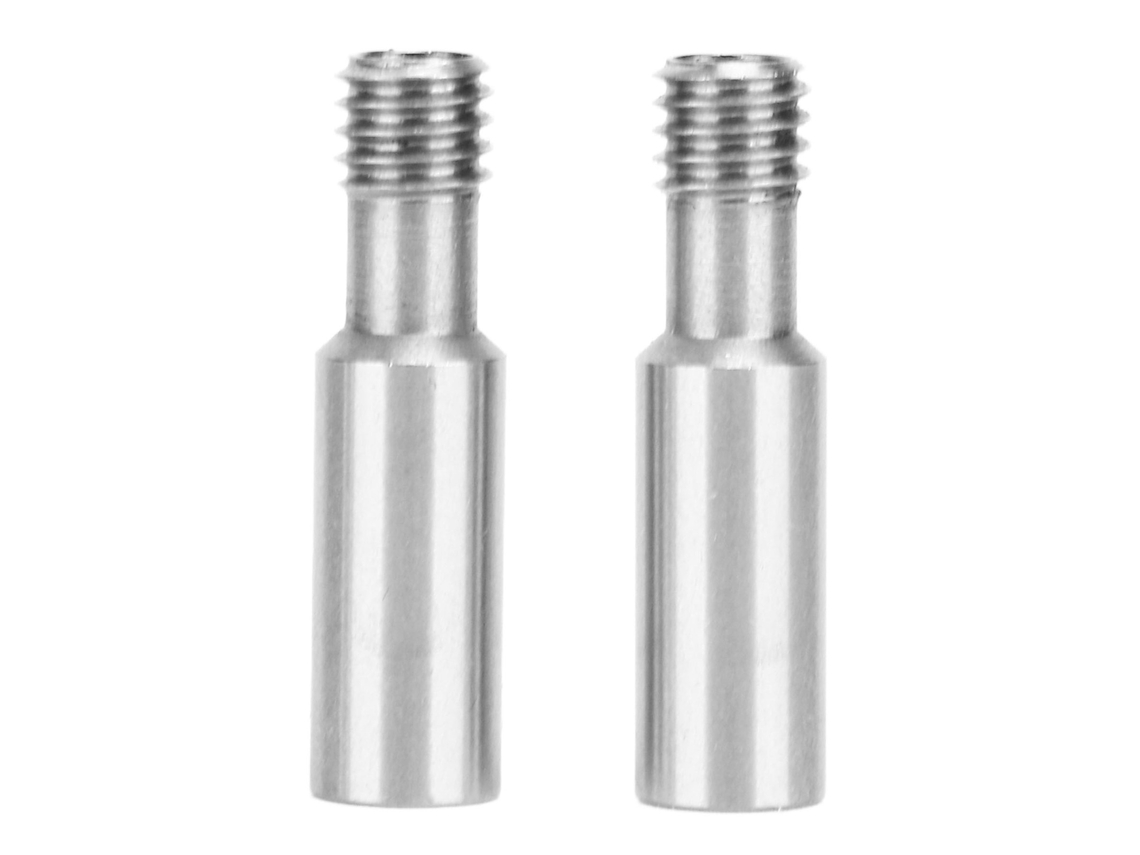 Tubo Heatbreak Aço Inox 303 Para Impressora 3d Peças De Alimentação Throat Cnc Acabamento 2 Unidades