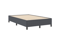 Estrado De Cama Plataforma Minimalista Cinza Escuro Vidaxl Charcoal Wood (120x200 Cm)