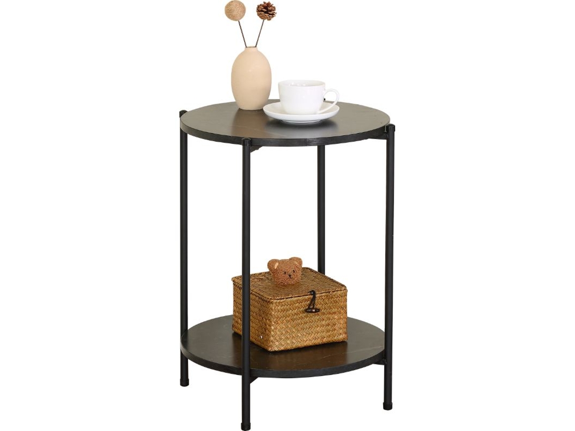 Mesa Lateral de Metal 56 X 40 X 31 Cm VENPRODIN