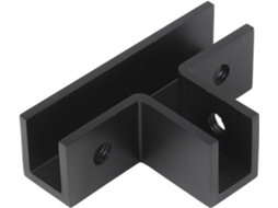 Suporte De Parede Em Latão Maciço Formato T Para Painéis Porta Chuveiro 8mm A 12mm, Suporte Para Acessórios De Banheiro