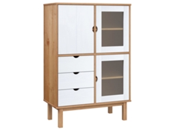 Highboard, Highboards Vidaxl Branco Madeira De Pinho (n/a)