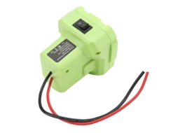 Laxiscreed Adaptador De Bateria E Conector De Alimentação Com Interruptor, Cabo 14awg