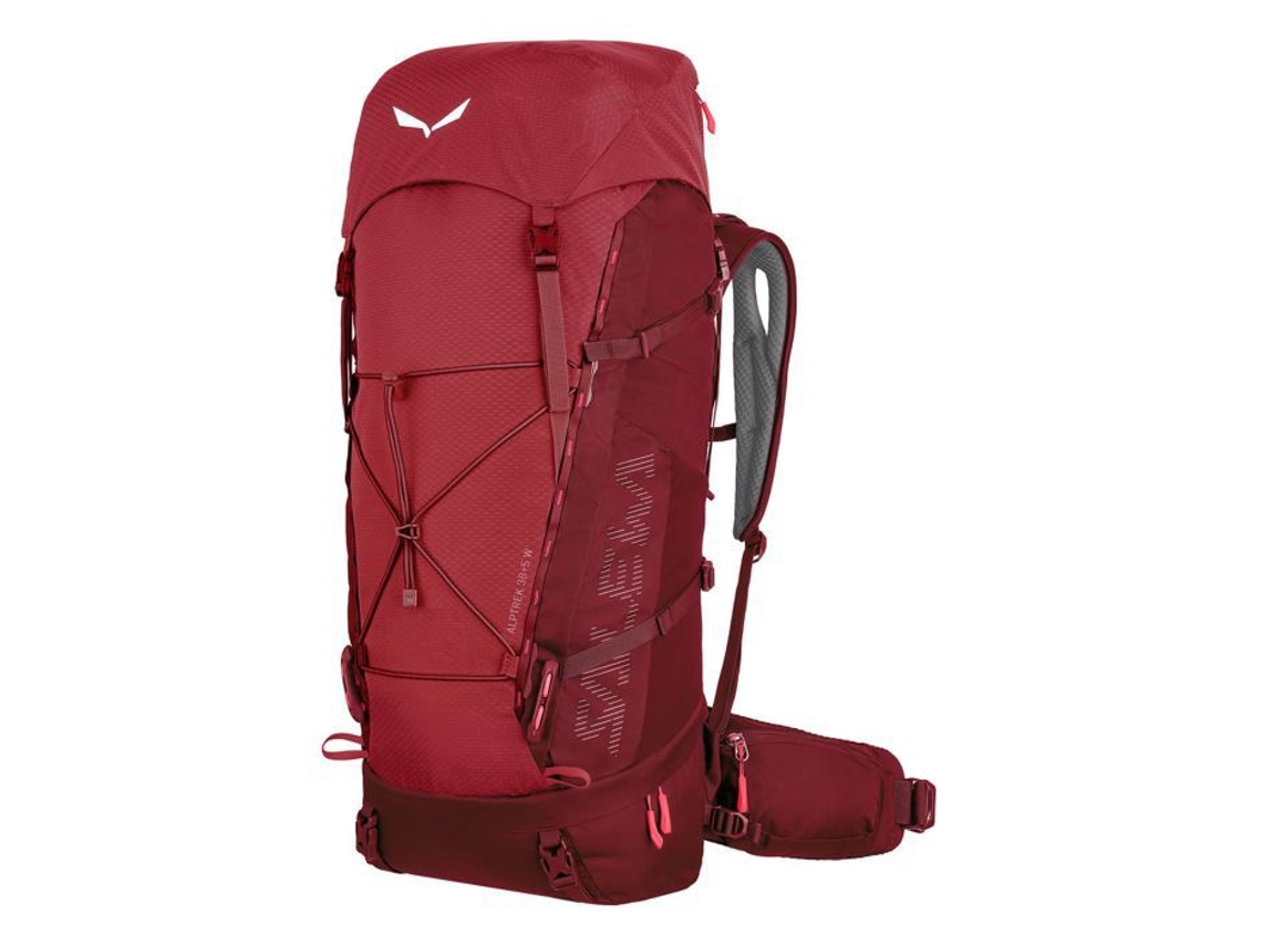 Mochila Salewa Tour Vermelha Escura Para Mulheres, Alptrek 38 +5 Bp Pompeian Red / Syrah 286739