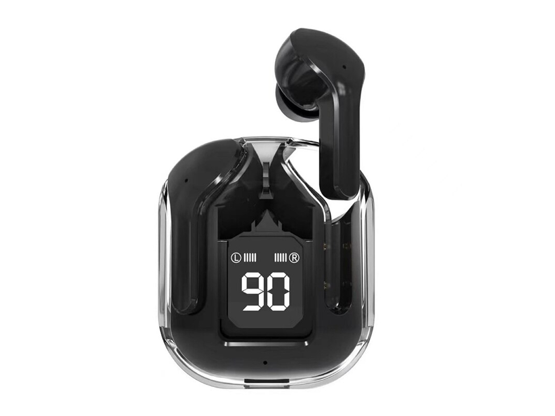 Fone De Ouvido Gamer Sem Fio Bluetooth Com Cancelamento De Ruído, Visor Led E Estojo De Carregamento À Prova D'água.