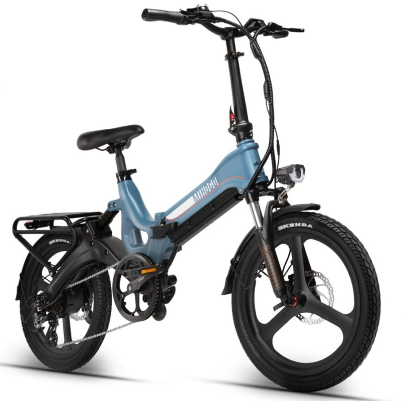 Bicicleta elétrica feminina 48v 12,8ah 65km Mihogo Smart App