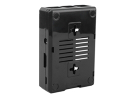 Laxiscreed Caixa De Proteção Abs Para Raspberry Pi 3b/3b+, Design Fosco Com Parafusos E D-shaped