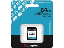 Cartão de Memória KINGSTON 64GB Canvas Go+ G4 (Outlet Caixa Aberta )