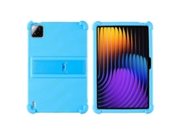 Capa De Silicone Com Suporte Resistente Para Xiaomi Pad 7/pad 7 Pro Verde Slowmoose