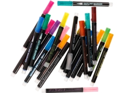 Conjunto De 24 Canetas Marca-texto Multifuncionais E Brilhantes Para