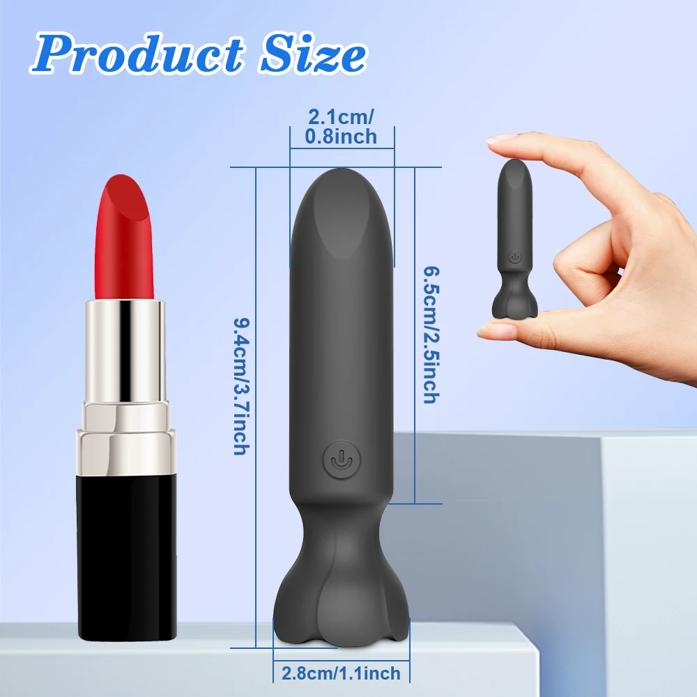 (z41) Mini Vibrador Bala, Massageador Estimulador De Mamilos E Clitóris Feminino, 10 Modos De Vibração, Brinquedo Sexual Feminino